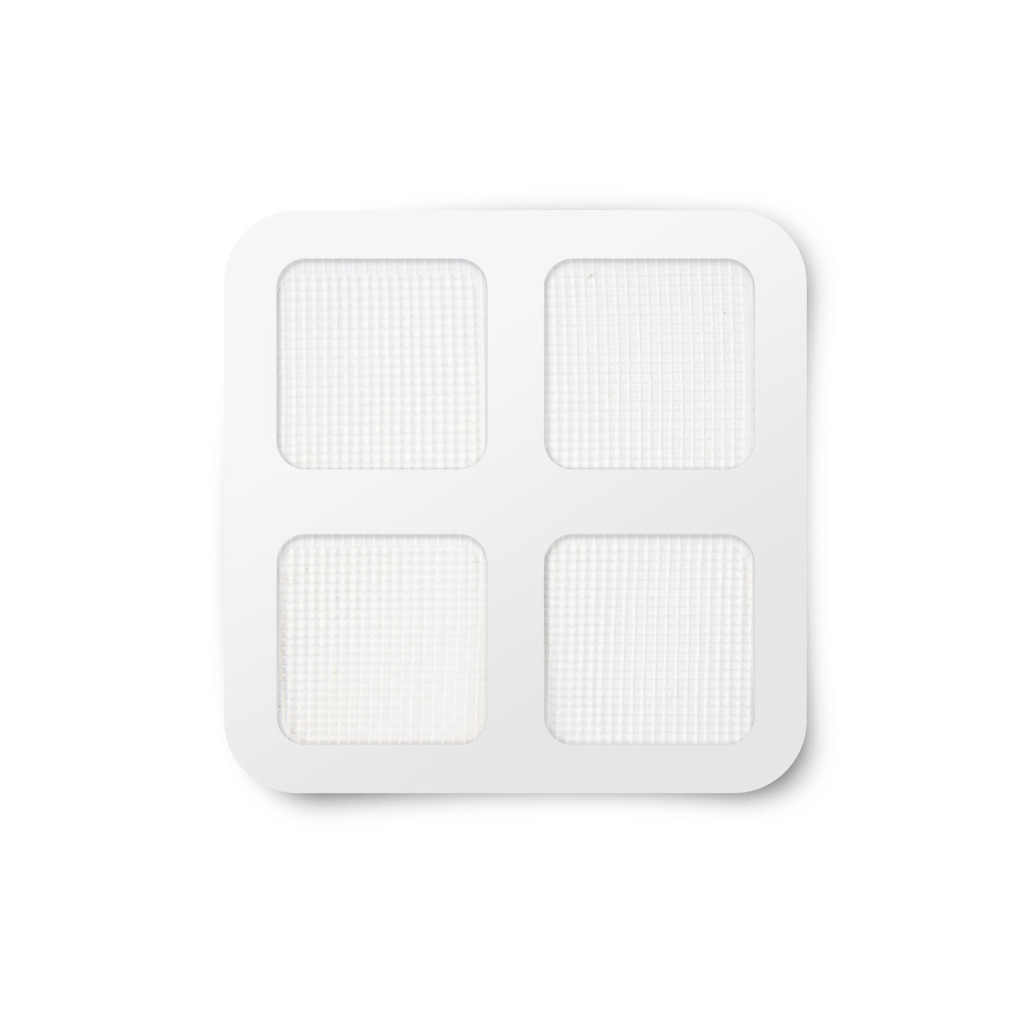 Image of Szúnyogháló javítófolt - 10 x 10 cm - fehér - 4 db / csomag