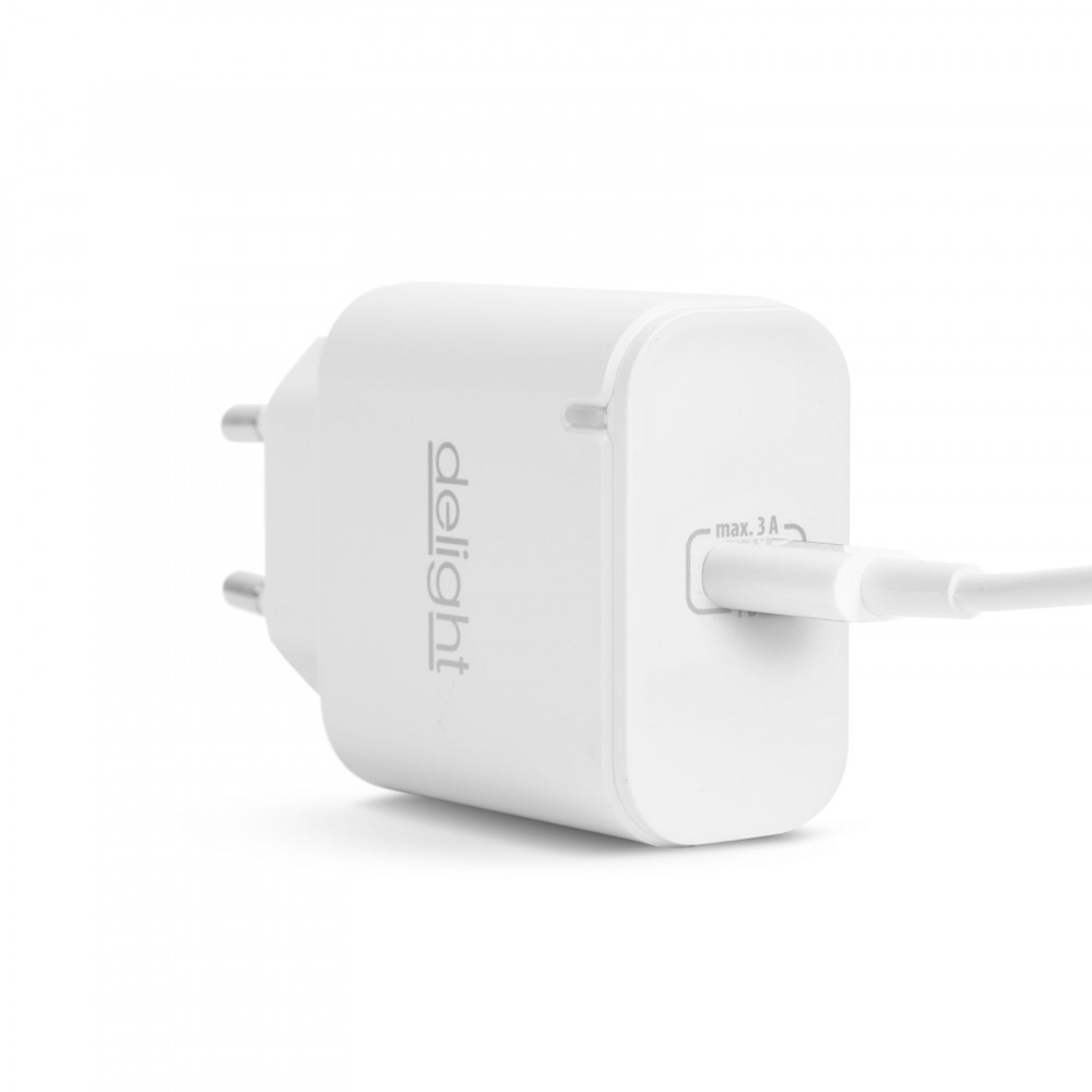 Image of Deligh USB-C - gyorstöltő - PD 20W - Fehér