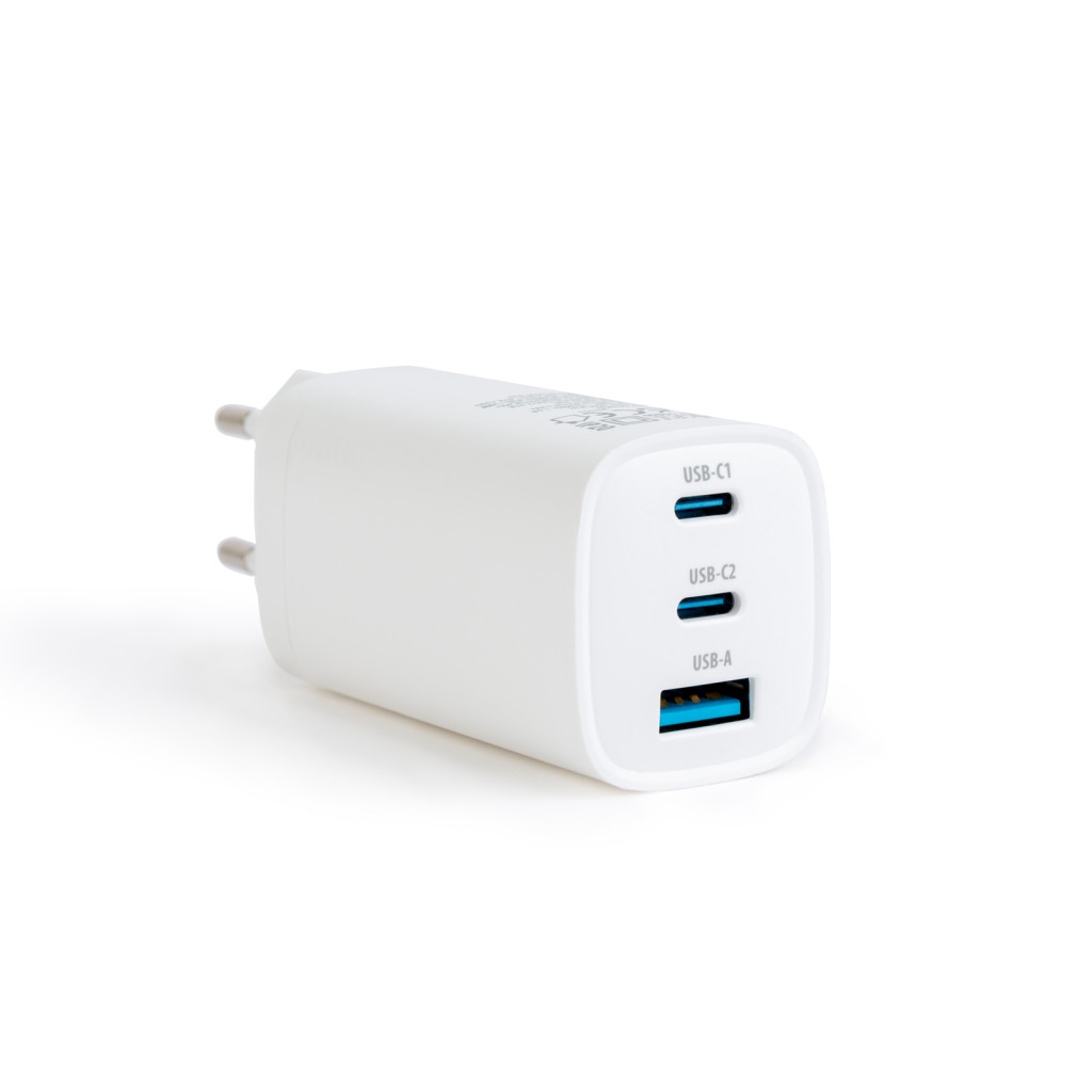 Image of Hálózati USB-C USB-A töltő - QC / PD gyorstöltés - 45W