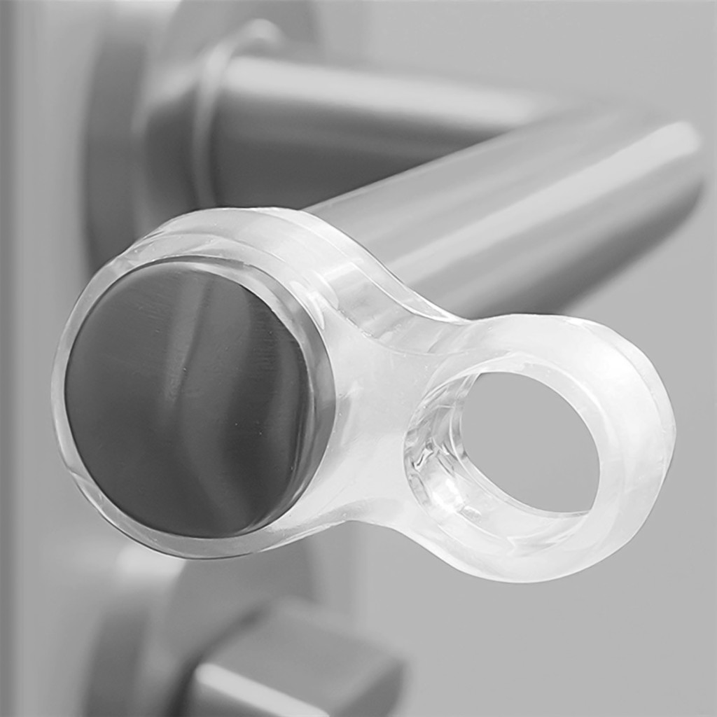 Image of Ajtóütköző Kilincsre - Átlátszó - 4 db / csomag