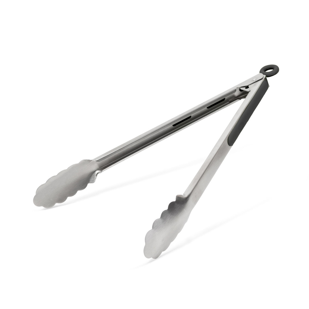 Image of Grill csipesz - 34 cm - rozsdamentes acél / fekete