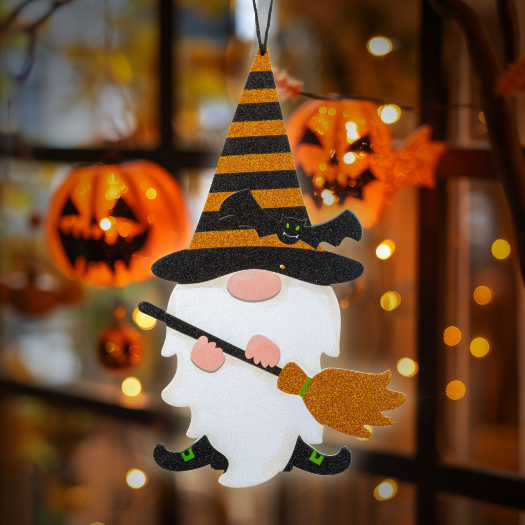 Image of Halloween-i dekoráció - manó - akasztható - habszivacs - 44 x 26 cm
