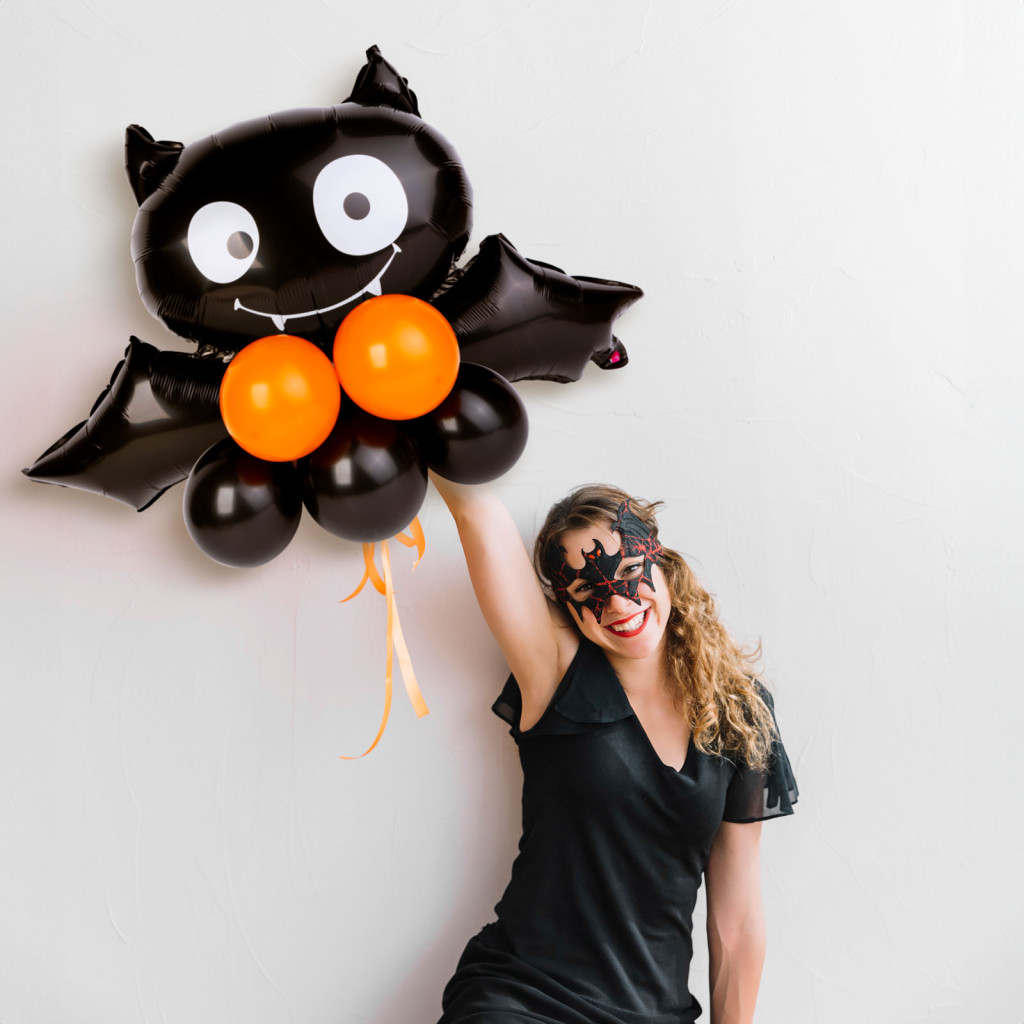 Image of Halloween lufi - denevér - 10 db / csomag