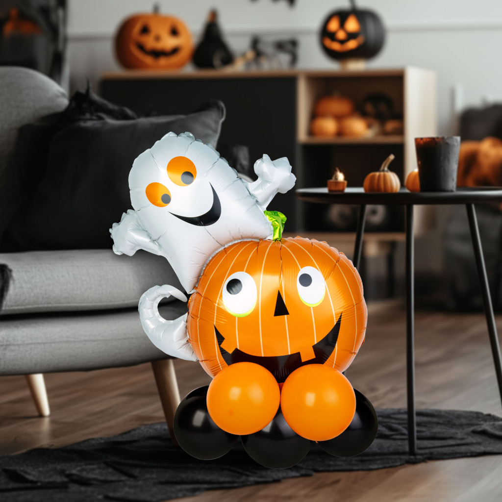 Image of Halloween lufi szett - tök - 10 db / csomag