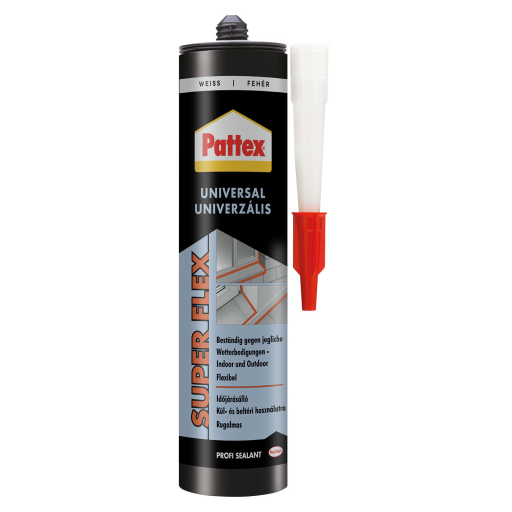 Image of Pattex Univerzális szilikon - fehér - kültéri / beltéri - 280 ml